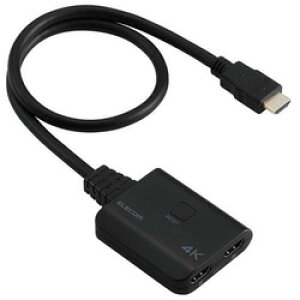 �G���R�� ELECOM HDMI���z��(����1/�o��2) �u���b�N 1��(VSP-HD4K120BK) �ڈ��݌�=��