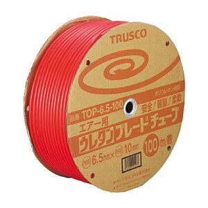 TRUSCO �E���^���u���[�h�`���[�u 6.5×10 100m �� 1��(TOP-6.5-100) �ڈ��݌�=��