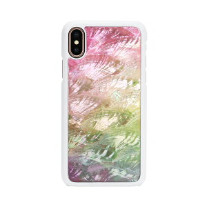 Ikins iPhone XR �V�R�L�P�[�X Water flower �z���C�g�t���[��(I13951i61) �d����݌ɕi