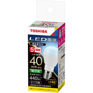 ���� TOSHIBA LED�d�� �~�j�N���v�g���` E17���� 3.8W �����F 1��(LDA4N-G-E17/S/40W/2) ���񂹏��i
