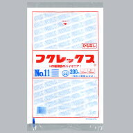 福助工業 フクレックス 規格袋 紐なし 11号 半透明 1セット(16000枚:200枚×80パック)(4977017037038 x80…