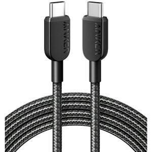 �A���J�[�W���p�� ANKER 310 ���ϋv�i�C���� USB-C&USB-C�P�[�u�� 1.8m �u���b�N 1�{(A81E6011) ���񂹏��i
