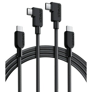�A���J�[�W���p�� ANKER USB-C&USB-C �P�[�u��(L�� 240W ���ϋv�i�C����) 1.8m �u���b�N 1�p�b�N(2�{)(B81L6011) �ڈ��݌�=��