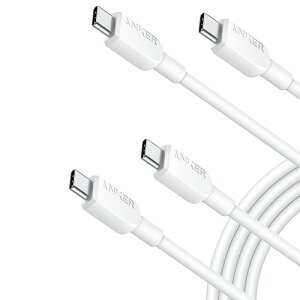 �A���J�[�W���p�� ANKER 310 USB-C&USB-C �P�[�u�� 1.8m �z���C�g 1�p�b�N(2�{)(B81E2021) ���񂹏��i