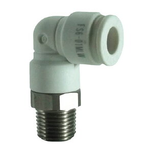 ���c�ʏ� �^�b�`�R�l�N�^�[�t�@�C�u ���C���G���{(�z���C�g�{�f�B�[)6mm�ER1/8 1��(FS6-01MLW) �ڈ��݌�=��