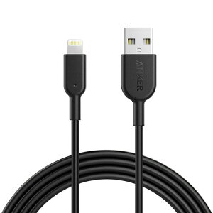 �A���J�[�W���p�� ANKER PowerLine II ���C�g�j���O�P�[�u�� 1.8m �u���b�N 1�{(A8433012) ���񂹏��i