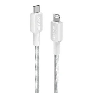 �A���J�[�W���p�� ANKER 322 ���ϋv�i�C���� USB-C&���C�g�j���O�P�[�u�� 1.8m �z���C�g 1�{(A81B6N21) �ڈ��݌�=��
