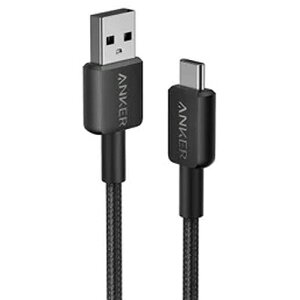 �A���J�[�W���p�� ANKER 322 USB-C&USB-A �P�[�u��(USB2.0�Ή�) 0.9m �u���b�N 1�{(A81H5N11) ���񂹏��i