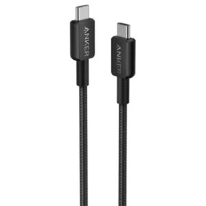 �A���J�[�W���p�� ANKER 322 ���ϋv�i�C���� USB-C&USB-C �P�[�u�� 0.9m �u���b�N 1�{(A81F5N11) �ڈ��݌�=��