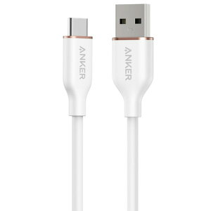 �A���J�[�W���p�� ANKER USB-C & USB-A �P�[�u�� Flow 0.9m �N���E�h�z���C�g 1�{(A85G1N21) ���񂹏��i
