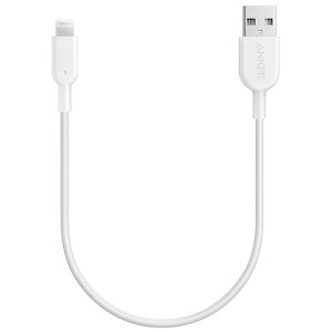 �A���J�[�W���p�� ANKER PowerLine II ���C�g�j���O�P�[�u�� 0.3m �z���C�g 1�{(A8431022) �ڈ��݌�=��