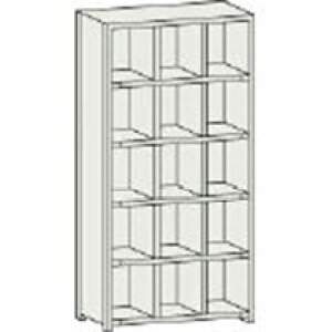TRUSCO KC�^�敪�I�R�{���~�߂Ȃ� 889×264×H1802mm 3��5�i 1��(KC-3050) �ڈ��݌�=��