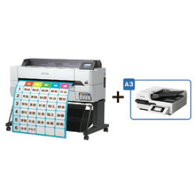 エプソン EPSON A0プラス大判プリンター/フルカラー拡大コピーセットモデル(SC-T545MS4) 取り寄せ商品
