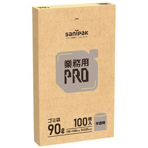 ���{�T�j�p�b�N �Ɩ��pPRO BOX �S�~�� ������ 90L 0.025mm 1��(100��)(RP15) �ڈ��݌�=��
