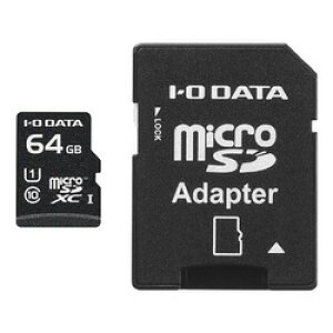 �A�C�E�I�[�E�f�[�^�@�� UHS-I microSD�J�[�h64GB(MSDU1-64G/NC) ���񂹏��i