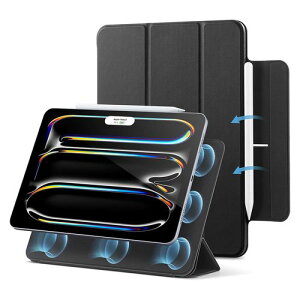 ESR REBOUND �}�O�l�b�g�z���� Smart Folio�P�[�X for iPad Pro 11�C���` �iM5/M4�j �u���b�N(ES28515) �d����݌ɕi