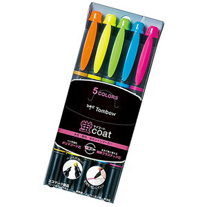 �g���{���M Tombow Pencil �y5�F×5�Z�b�g�z �g���{���M �u���}�[�J�[ �u�R�[�g(Tombow-WA-TC5CX5) ���񂹏��i