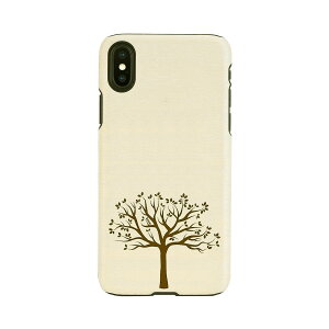 man��wood iPhone XS Max real wood case Apple Tree(I13885i65) ���񂹏��i