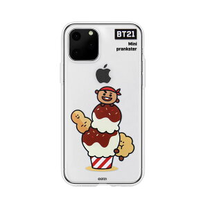 BT21 iPhone 11 Pro Max CLEAR SOFT SUMMER DOLCE SHOOKY �y�������C�Z���X�i�z(KCJ-CSM003) ���񂹏��i