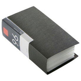 バッファロー CD＆DVDファイルケース ブックタイプ 96枚収納 ブラック(BSCD01F96BK) 取り寄せ商品