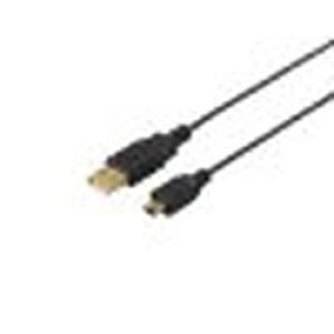 �o�b�t�@���[ USB2.0�P�[�u�� (A to miniB) �X���� 1.5m �u���b�N BSUAMNSM215BK ���񂹏��i