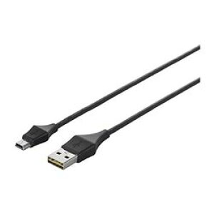 �o�b�t�@���[ BSUAMNDU205BKA USB2.0�P�[�u�� (A to miniB) 0.5m �u���b�N ���񂹏��i