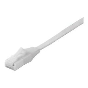 �o�b�t�@���[ Cat6A �c���̐܂�Ȃ�LAN�P�[�u�� �t���b�g �X�g���[�g 1m �z���C�g(BSLS6AFU10WH) ���񂹏��i