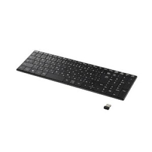 �o�b�t�@���[ BSKBW330BK 2.4GHz���� �R���p�N�g�L�[�{�[�h �u���b�N �ڈ��݌�=��