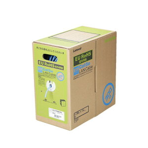 �G���R�� ELECOM EU RoHS���� CAT5E STP�P�[�u�� 300m ���[���� �u���[(LD-CTS300/RS) �ڈ��݌�=��