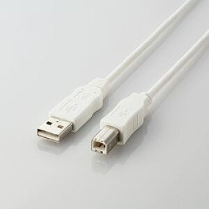 �yP5E�z�G���R�� EU RoHS���� USB2.0�P�[�u�� AB�^�C�v 5.0m �z���C�g USB2-ECO50WH(USB2-ECO50WH) �ڈ��݌�=��