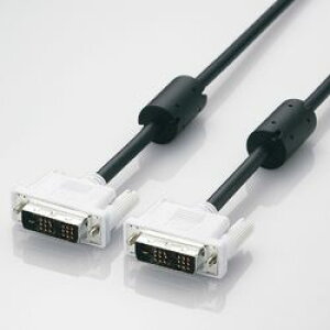 �G���R�� ELECOM DVI�V���O�������N�P�[�u�� 5.0m DVI-D24pin�I�X-DVI-D24pin�I�X(CAC-DVSL50BK) ���񂹏��i