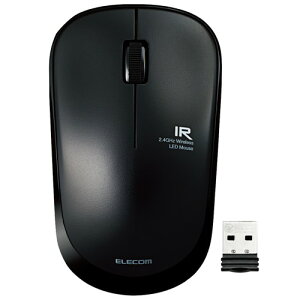 �G���R�� ELECOM �ȓd�� ������ ���C�����X�}�E�X USB 3�{�^�� IR LED �É�(M-IR07DRSBK) ���[�J�[�݌ɕi