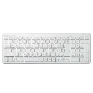 �G���R�� ELECOM Bluetooth�L�[�{�[�h �p���^�O���t ���^ �R���p�N�g TK-FBP101WH ���[�J�[�݌ɕi