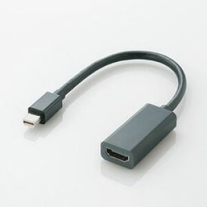 �G���R�� ELECOM miniDisplayPort�ϊ��A�_�v�^ HDMI �u���b�N AD-MDPHDMIBK ���[�J�[�݌ɕi