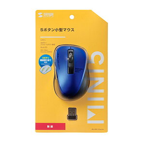 �T�����T�v���C SANWA SUPPLY MA-WBL153BL �É����C�����X�u���[LED�}�E�X(5�{�^���E�u���[) ���[�J�[�݌ɕi