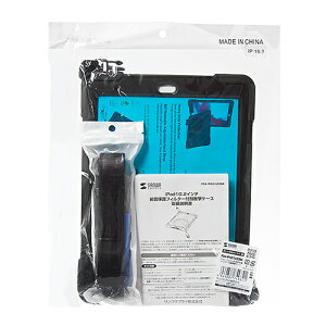 �yP5S�z�T�����T�v���C iPad 10.2�C���`�@�O�ʕی�t�B���^�[�t�ϏՌ��P�[�X(PDA-IPAD1620BK) ���[�J�[�݌ɕi