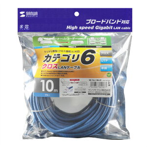 �yP5S�z�T�����T�v���C �J�e�S��6UTP�N���X�P�[�u�� 10m �u���[ KB-T6L-10BLCK(KB-T6L-10BLCK) ���[�J�[�݌ɕi
