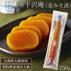 漬物 漬け物 つけもの ご飯のお供 水溜食品 麦みそ漬 250g 寒干沢庵 国産割干漬 九州産大根 干しだいこん 漬物 惣菜