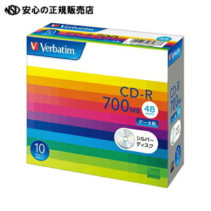  VerbatimJapan CD-R 700MB SR80FC10V1 10
