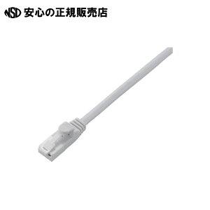 �s �G���R�� �t LAN�P�[�u��Cat6 �z���C�g5m LD-GPT/WH5/RS