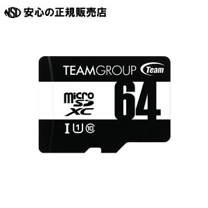 microSDXCJ[h 64GB TUSDX64GCL10U03@s TEAM t