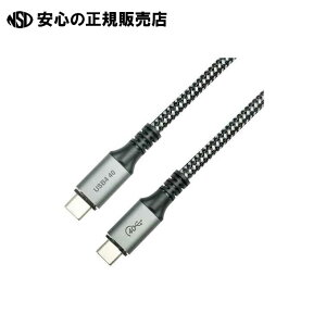 USB4.0 Type-C�P�[�u�� 100w 1m U4-100WCC10�@�s ���[���� �t