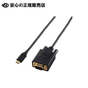 ϊP[u Type-C-VGA 1m ubN CAC-CVGA10BK2@s GR t