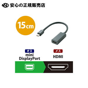 �ϊ��A�_�v�^ miniDisplayPort-HDMI AD-MDPHDMIBK �s�G���R���t
