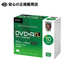 �f�[�^�p DVD+R DL 8.5GB HDVD+R85HP10SC �sHIDISC�t