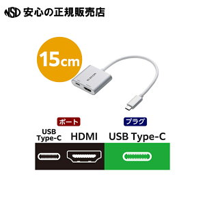 �ϊ��A�_�v�^ TypeC-HDMI AD-CHDMIPD100SV �s�G���R���t