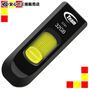 《TEAM》 スライド式USBメモリ 32GB TC14132GY01