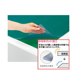 �v���X�iPLUS�j �ȂȂ߃J�b�g�f�X�N�}�b�g OA�^�C�v ���~�t�� DM-010EW 450mm×600mm