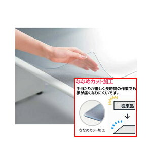 �v���X�iPLUS�j �ȂȂ߃J�b�g�f�X�N�}�b�g OA�^�C�v DM-106MW 590mm×990mm