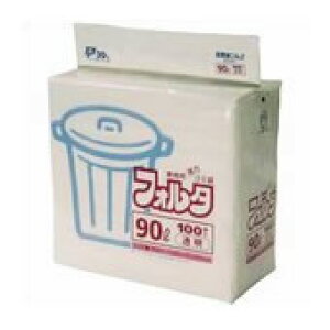 日本サニパック フォルタ・環優包装 F-9C 透明 90L 100枚